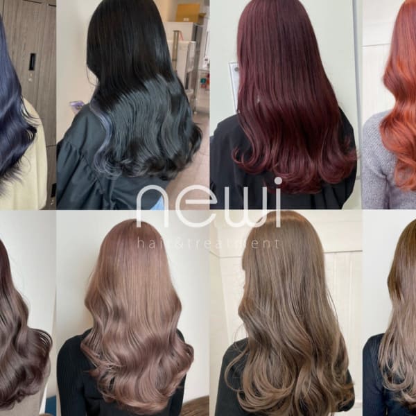 好評♪♪【トリートメント】厳選トリートメントで潤いあふれるツヤツヤな髪へと仕上げます♪|newi saLyu 立川