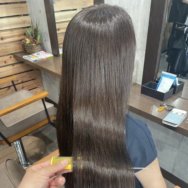 《指通りなめらか◎》《カクテルトリートメント》潤いあふれる艶やかヘアへ仕上げます♪|hair art PALIO 駅南店