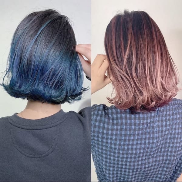 《トレンドカラー☆》【グラデーション】豊富なデザインカラーの中から”似合わせ技術”であなた色に♪♪|_WHITE 京橋店