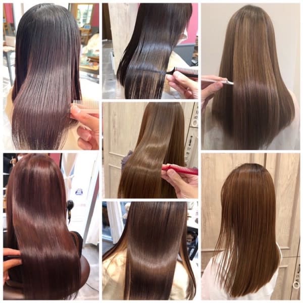 指通りなめらか◎【Aujuaトリートメント】厳選トリートメントで潤いあふれるツヤツヤな髪へ♪|muni