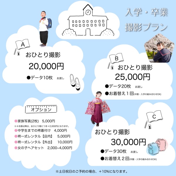 入園入学・卒園卒業 プラン|nico merci