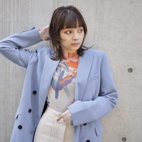 《目を惹かれる透明感》肌色・質感まで見違えるオーダーメイドカラー。ワンランク上の似合わせスタイルに☆|clam. at loRe