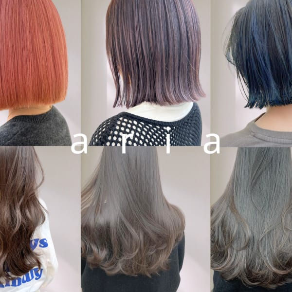 *インナーカラーやイヤリングカラー*に似合わせならミディアム/ロングがオススメ♪|全席個室サロン N° aria 三軒茶屋