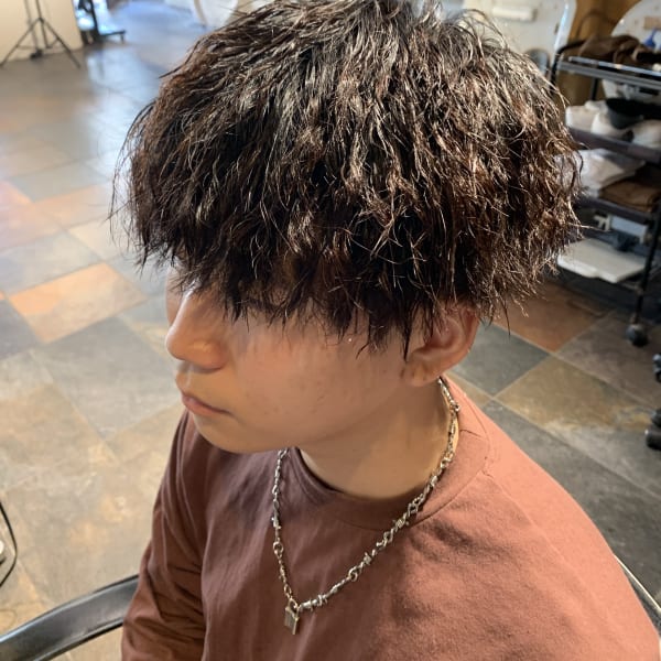 *タオルドライだけでキマる* 《パーマの種類も豊富》お手入れ簡単★カッコイイが叶うパーマスタイルに♪|Lee 東三国