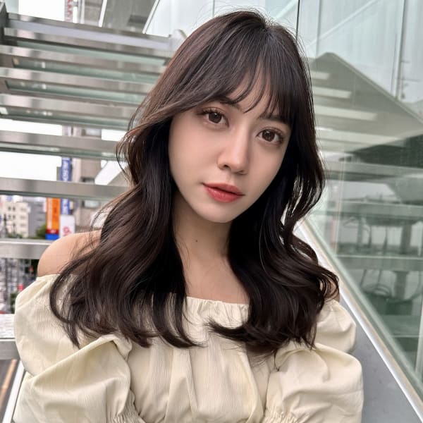 ＜韓国風＞＜顔周りの似合わせが好評♪＞磨かれたカット技術でワンランク上のヘアスタイルに♪|GLROW
