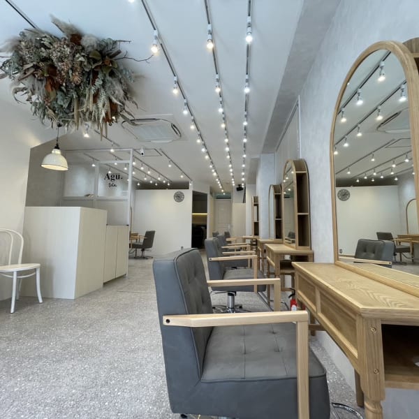 サッと切るだけの方も、+でカラーやパーマのセットメニューもOK!差をつける愛されスタイルを表現◎|Agu hair tela 武蔵小杉店