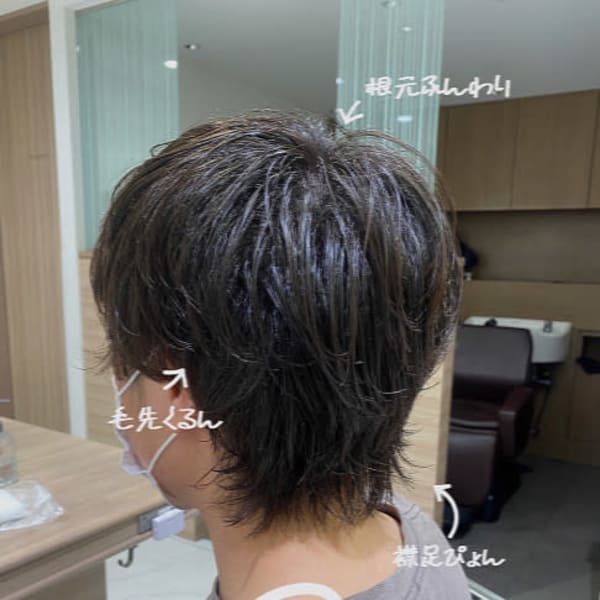 ☆ショートウルフパーマ☆|Ash ひばりヶ丘店