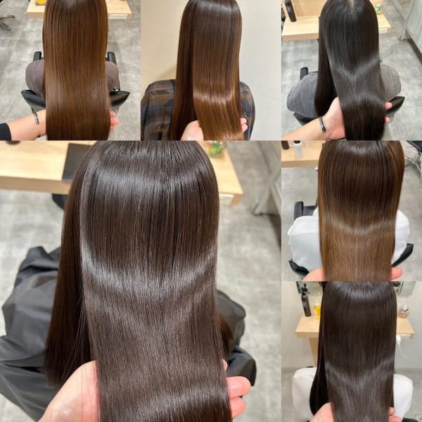 【至高の縮毛矯正】プラチナプラン縮毛矯正+カット+カラー+超濃度髪質改善TR|tocca hair & treatment 難波店