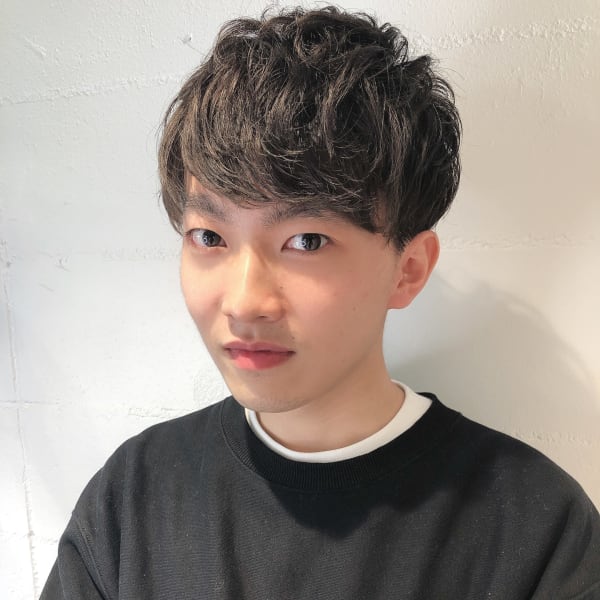 メンズパーマで好印象♪オシャレ度UP！|shell立川【白髪ぼかし/ハイライト/髪質改善/縮毛矯正/ショート】