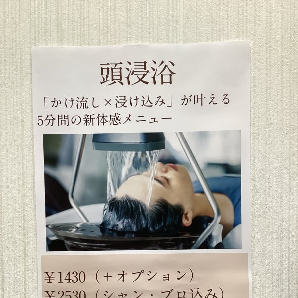 頭浸浴(とうしんよく)|BOLTON
