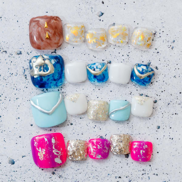 好評♪♪【当店人気No1】☆ハンドジェル＋フットジェル☆足元をオシャレに彩りませんか？|はあとねいる大阪福島店