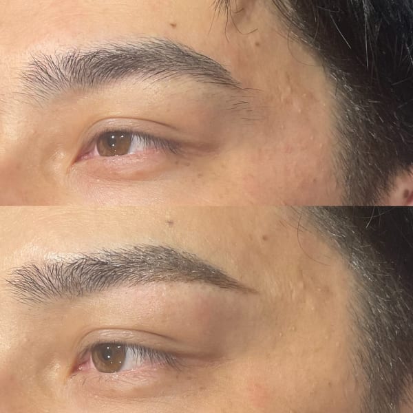 【make心斎橋店】大人気★アイブロウBefore→after《アイブロウ|眉毛》|make Total Beauty メンズ眉毛|眉毛サロン