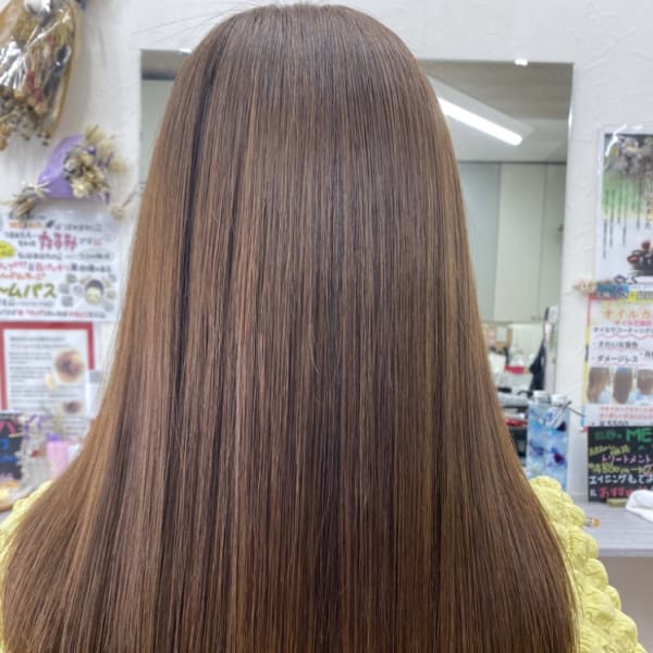 《うる×ツヤ》縮毛矯正(酸性ストレートを含む)お手入れ簡単なカワイイ☆キレイ☆ストレートスタイルに♪|美容室Olive