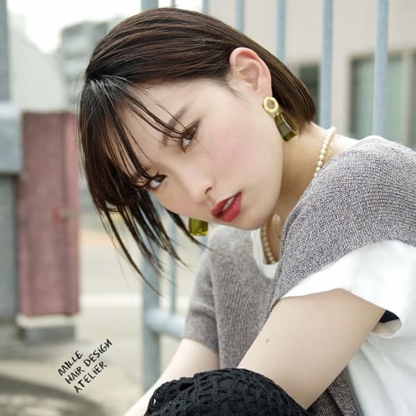 お顔の骨格やパーツに似合わせるヘアカットが大好評★|Mille Hair Design Atelier