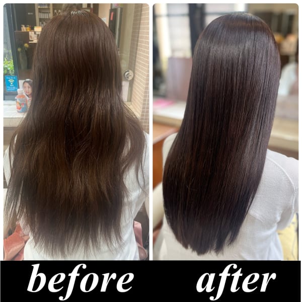 【美髪整形】カット+カラー+髪質改善シルクトリートメント+炭酸17960|WILL bossa 神保町店