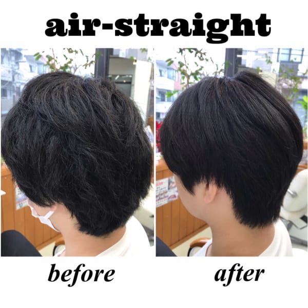 圧倒的な仕上がりの柔らかさ。ショートヘアやメンズの縮毛矯正こそ『エアーストレート』がおすすめ|J-walk