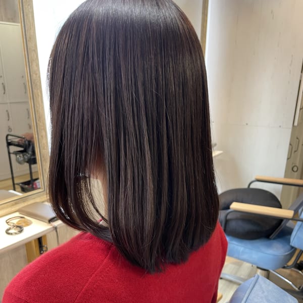【好評♪♪】《ツヤツヤな仕上がり◎》ベテランスタイリストがあなたに似合うカラーをご提案します♪|across hair design 池袋店