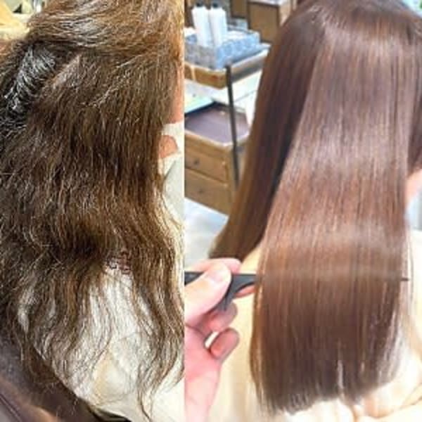 長年施術歴のあるスタイリストたちが、さらに特訓を積んで!!ラブレスオリジナルの酸性ストレートメニュー|La Bless 大阪梅田サロン[LINKS前]