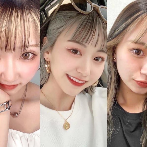  鏡を何度も見たくなる極上の透明感☆インナーカラー・ケアブリーチ使用ダブルカラー・ブリーチなしカラー|Lond vallee 渋谷店