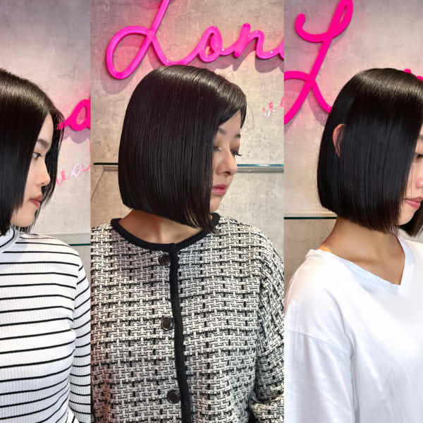 360度’美’フォルム×圧倒的小顔！骨格矯正カットでバランスを計算しつくしたボブスタイルが大人気[渋|Lond vallee 渋谷店