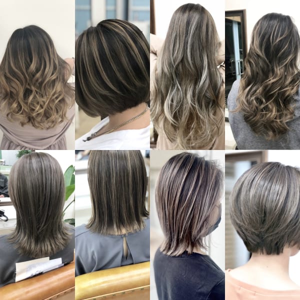 【バレイヤージュ】【ハイトーンカラー】【ハイライトカラー】デザインカラーが得意◎|SHALLTIA
