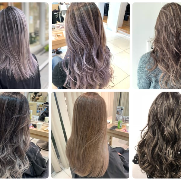 ハイライトやバレイヤージュなどのデザインカラーが得意なサロン|CAPA小田原