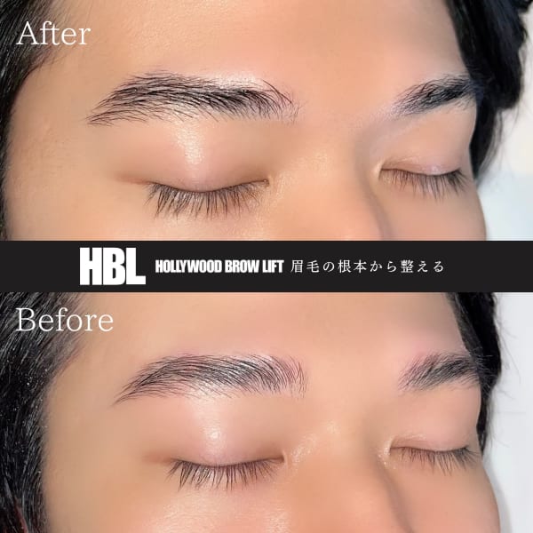 【大人気☆ハリウッドブロウリフト】HBL公認 眉毛パーマ|make Total Beauty メンズ眉毛|眉毛サロン