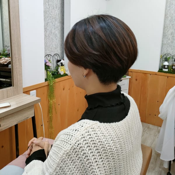 ショートのお客様に多数ご来店いただいております☆|猫と三日月