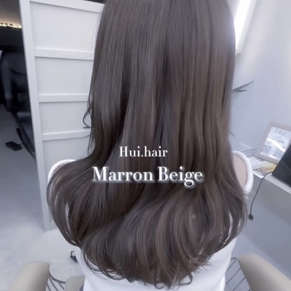 【圧倒的美髪ケアカラー】髪質改善と同時に、ケアカラーでダメージレス◎|Hui.【梅田・中崎町・天神橋筋】髪質改善／縮毛矯正／酸性ストレート／韓国ヘア