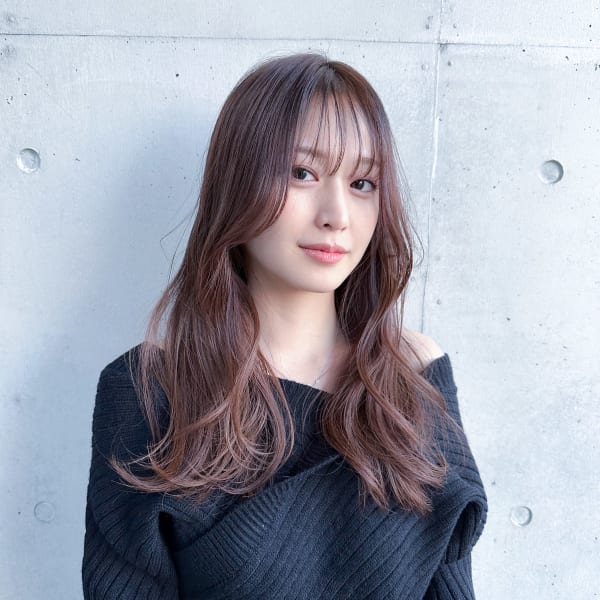 髪を綺麗に魅せるヘアデザイン♩トレンドカラーなど幅広いカラーをお任せください◎|Menon 茨木店