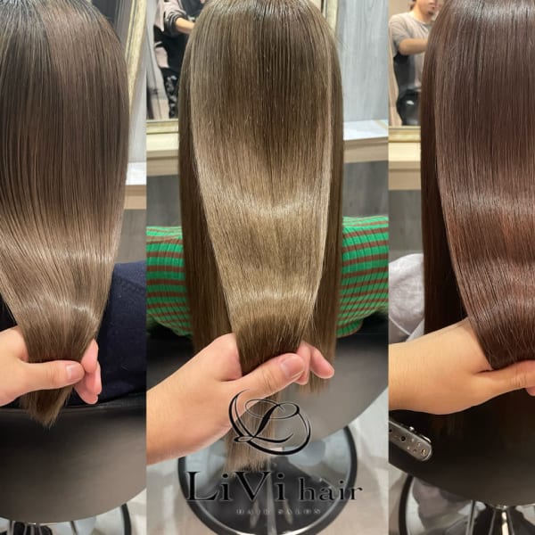 うるツヤになれる厳選トリートメントが自慢のサロン|【シェアサロン】LiVi hair