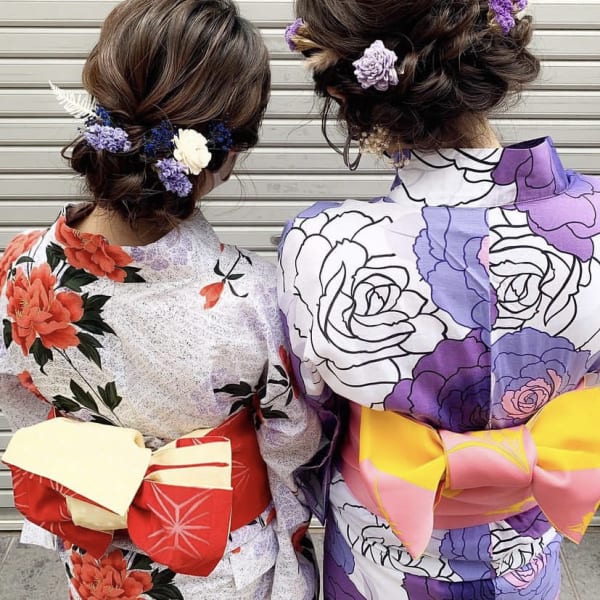 [銀座駅・東銀座駅近]浴衣着付け&ヘアセット☆ペア割やメイク付クーポン,メンズ着付けも◎|Shell Bear 銀座店 髪質改善・トリートメント・ヘッドスパ 【シェルベアー】