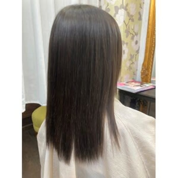 ご新規3回までOK★カット＋髪質改善、縮毛矯正＋ハホニコTR　￥24300→¥19000|tete et clou