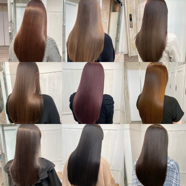 縮毛矯正・ストレートが得意なサロン|N° +aero 横浜