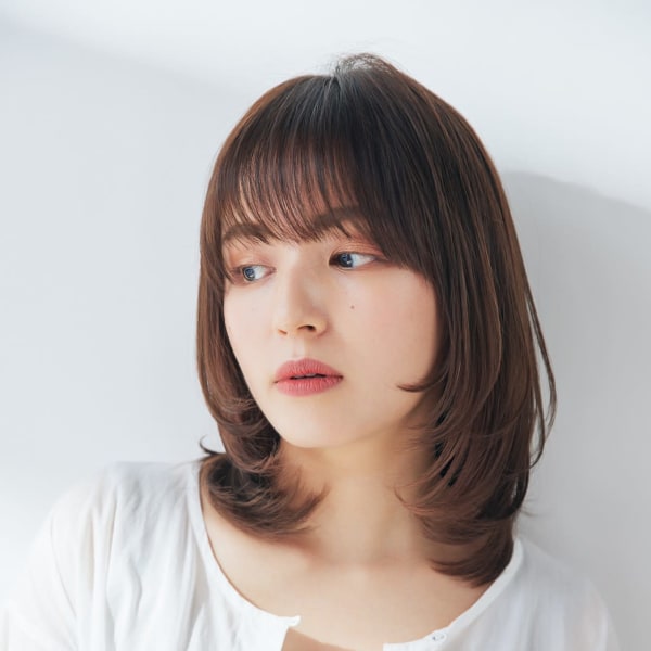 【骨格に合わせたカット】一人一人の髪質・骨格・はえぐせに合わせ綺麗でバランスの取れたスタイルにします|クロードモネ H2O・AVEDA 渋谷ヒカリエshinQs店