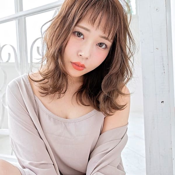 ツヤ感のある柔らかなパーマStyleで周りと差をつけて♪髪質に合わせて施術するので持続性◎|hair make flencia