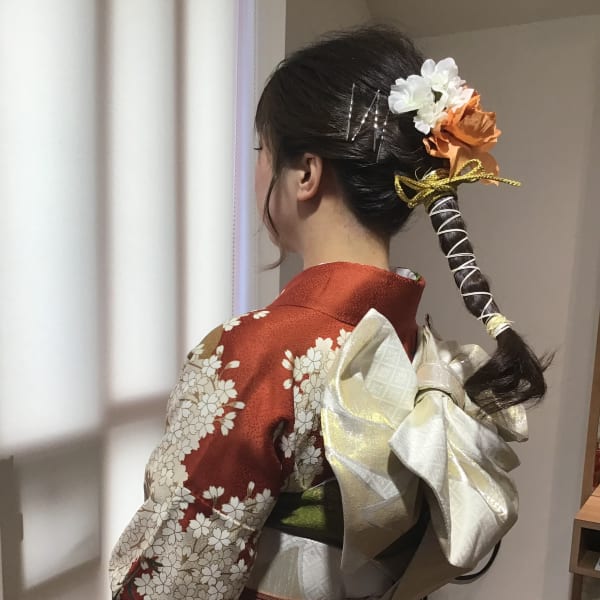 振袖・袴などの着付けもしています！|美容室BLOOM