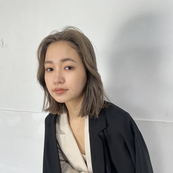 ブリーチを使った大人ハイトーンカラー|Union