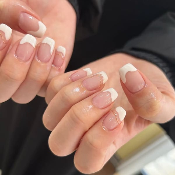 ＜駅チカ☆＞シンプルネイルでオフィスもOK！手先になじむデザインで、ずっと楽しめる♪|chipie nail