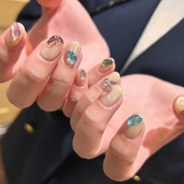 自爪を傷めず通う程爪のケアになるネイルを提供しているのがchipie♪デザインもシンプル～アートまで|chipie nail