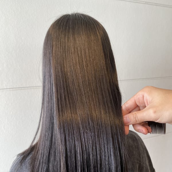 ハイダメージ毛/エイジング毛でもかけられる髪質改善酸性ストレート!癖を伸ばし柔らかくまとまる艶髪へ。|hair nicole