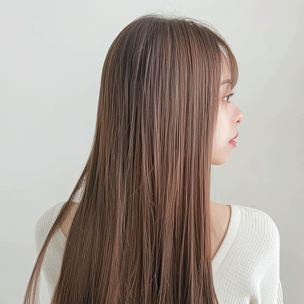 【栄3分】【カット+縮毛矯正+髪質改善トリートメント￥20900】潤い＋輝きの憧れストレートに♪|JurerBelle