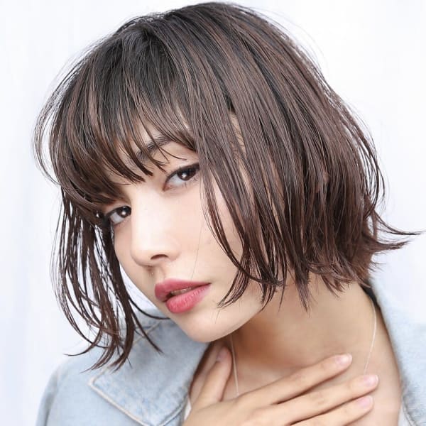 ダメージレス◎【プレックス配合カラー】キレイに可愛く★髪質やなりたいカラーに合わせてご提案！！|髪質改善×韓国レイヤーカット LADiX 三宮 ショートボブ（旧:LADiX【ラディックス】）