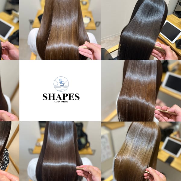 うるツヤになれる厳選トリートメントが自慢のサロン★|髪質改善個室サロン Shapes salon HANARE