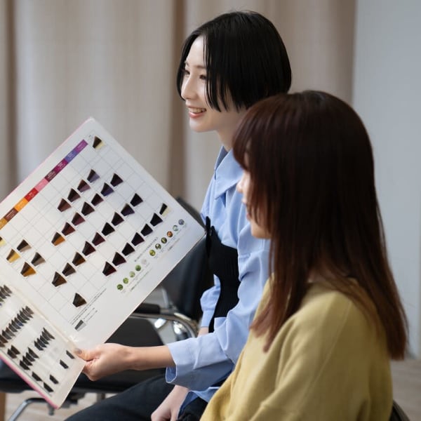 丁寧なカウンセリングであなたに似合うヘアスタイルをご提案【新潟駅前/万代/髪質改善】|LUVISM 万代/新潟駅