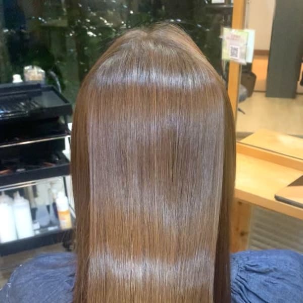 ROOFオリジナルカット+縮毛矯正+内部補修トリートメント|ROOF