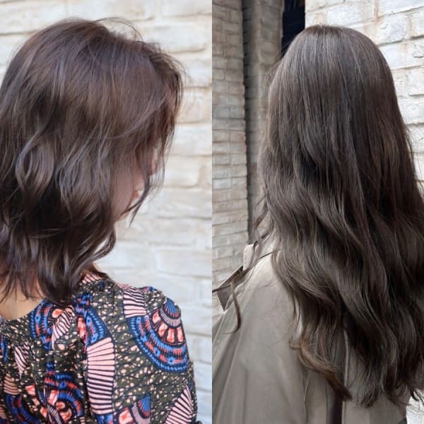 固く見えやすい髪の質感も、柔らかな淡い発色に。髪の負担を配慮し自然な光あふれる人気のイルミナカラー☆|MERON 恵比寿【メロン エビス】