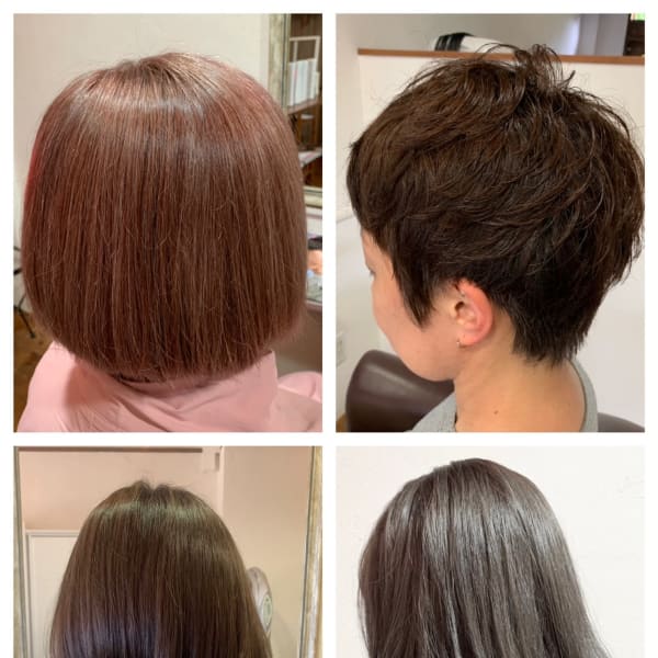 【Cheerfulの白髪ぼかし・頭皮ケアしながら白髪染め】白髪を活かすカラーリング魅せるグレイカラー|Cheerful