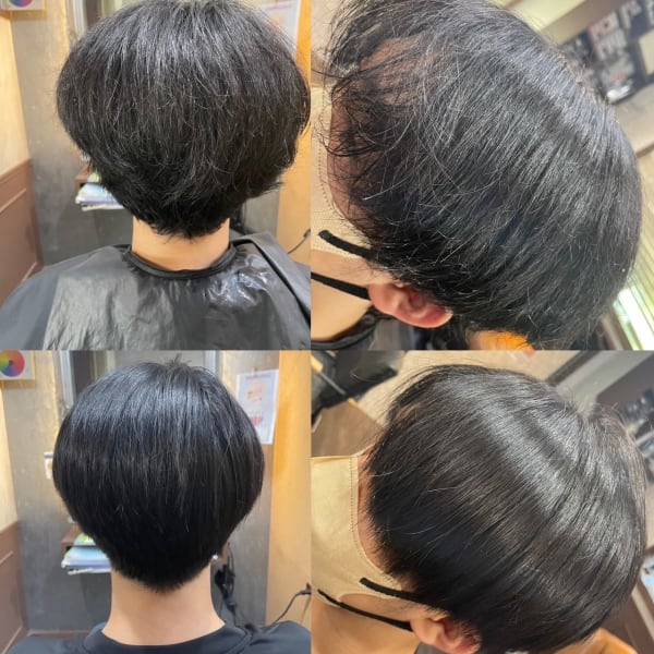 メンズ　髪質改善縮毛矯正|DUPEHAIR