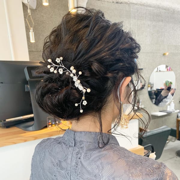 ヘアアレンジも得意です|Merci